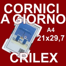 Cornici in crilex A4 - 21x29,7 cm. - 700 pz.