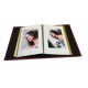 Album fotografico Photos in ecopelle 29,5x27,5 cm. a foglio adesivo con scatola.