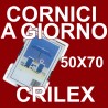 6 Cornici a giorno 50x70 in crilex antinfortunistico - Acrilico - Plexiglass - Conf. da 6 pz.