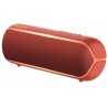 Sony SRS-XB22 Speaker Compatto Portatile con Extra Bass, Resistente all'Acqua, Luminoso, Rosso