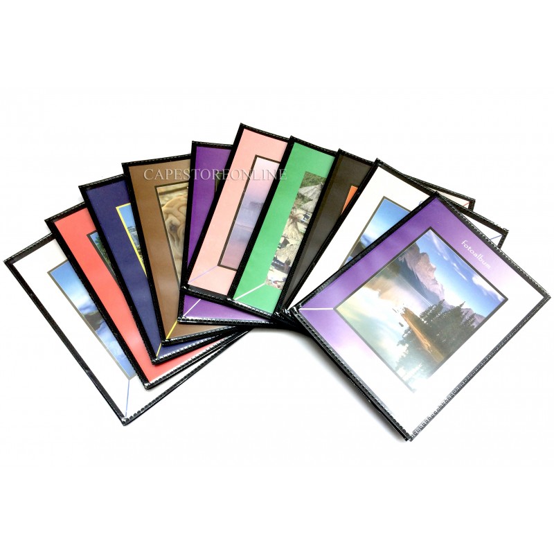 10 Mini Album fotografici personalizzabili a tasche per 400 foto formato  11x16 cm. - capestoreonline