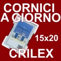2 Cornici a Giorno 15x20 in Crilex Antinfortunistico, Ultra- Trasparente e Leggero - Cornice in Crilex 15x20 - Conf. da 2 Pz.