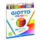 Giotto Stilnovo Matite Colorate 24 colori