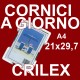 Cornice a giorno in CRILEX 21x29,7 - A4
