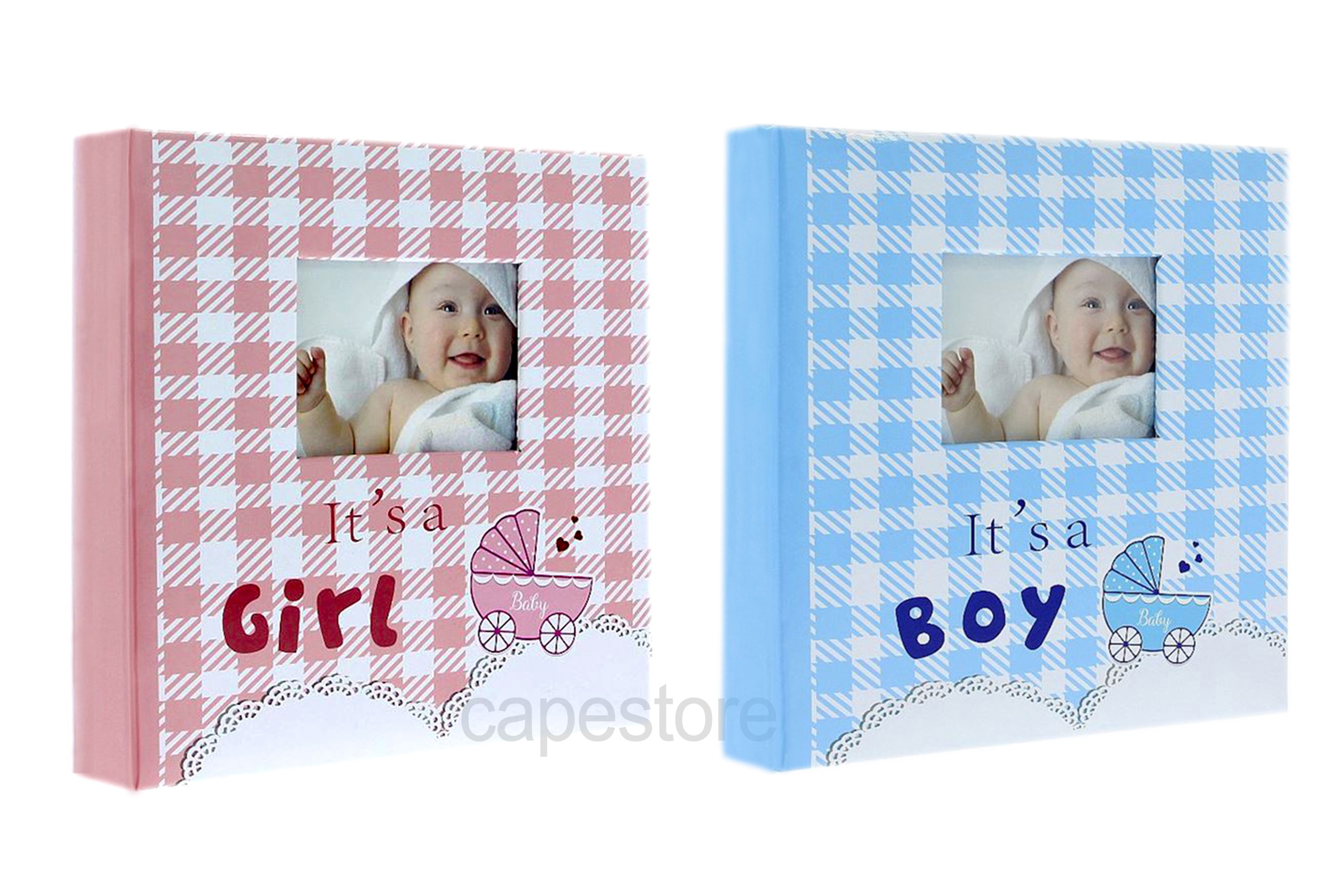 Album Fotografico Personalizzabile Baby Nascita a Tasche 10x15 per 304 Foto  senza Memo