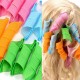 Bigodini magici colorati, 18 pezzi, per arricciare i capelli.